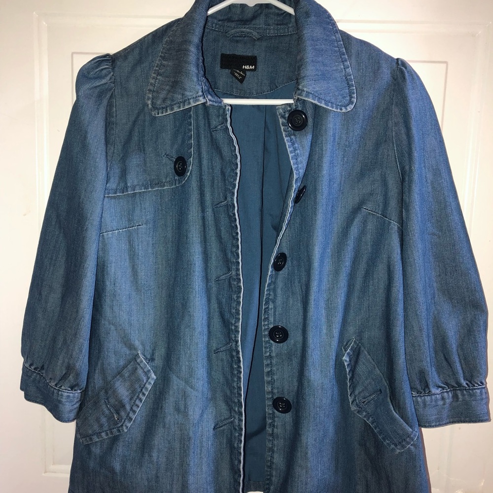 H&M soft jean jacket